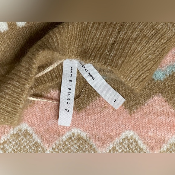 Dreamers Fair Isle Super Soft Sweater Sz L - Picture 6 of 7